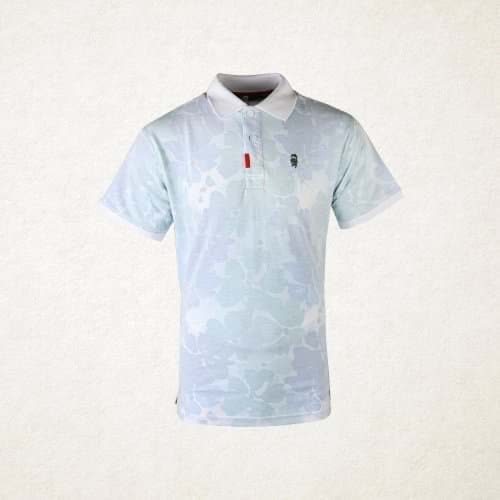 Afbeelding van GOLF POLOSHIRT WIT INSIDE-OUT - LARGE